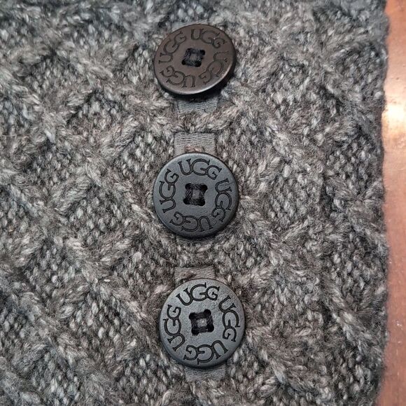 UGG® Australia 'Lattice Cardy' Boot in Charcoal Size 8 - Picture 6 of 10